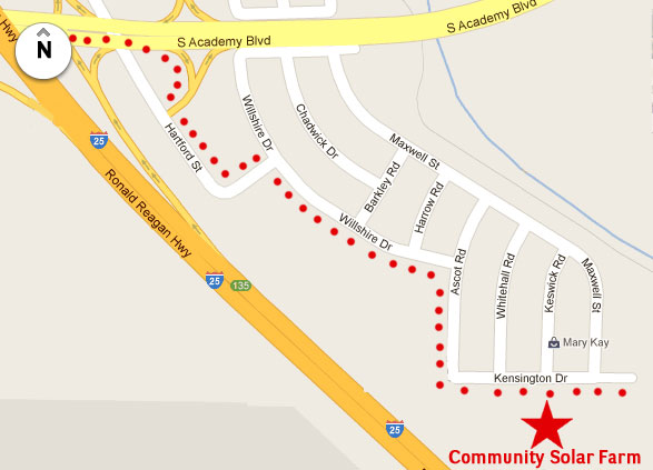 MAP: Colorado Springs Community Solar Array